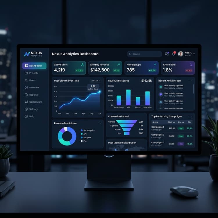 SaaS Dashboard